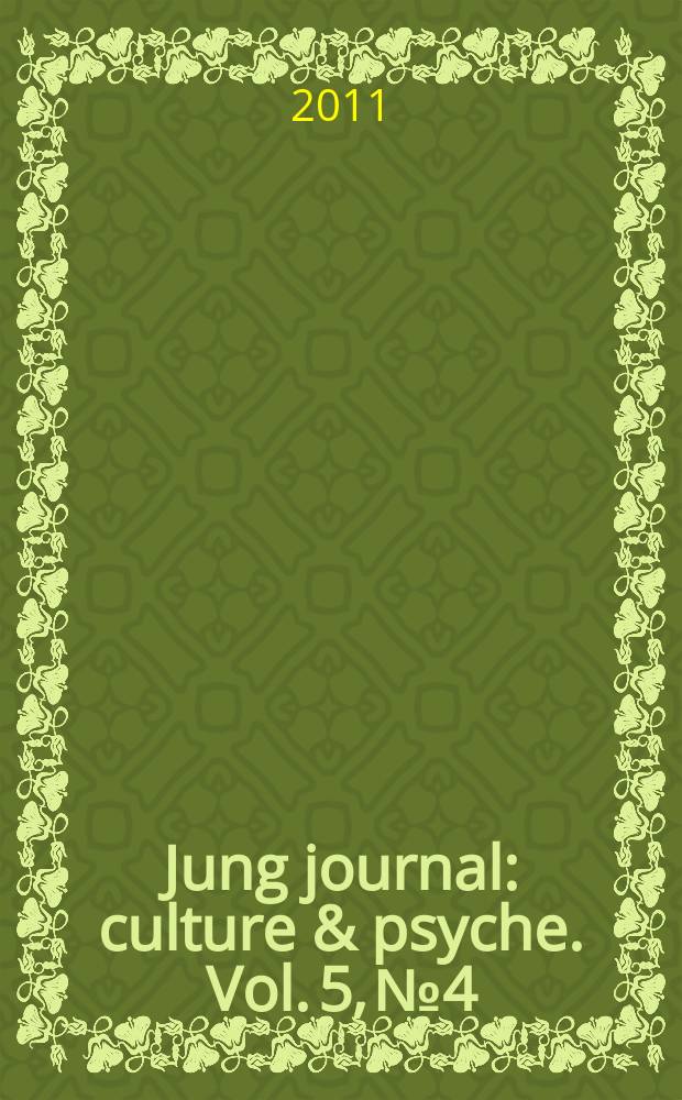 Jung journal : culture & psyche. Vol. 5, № 4