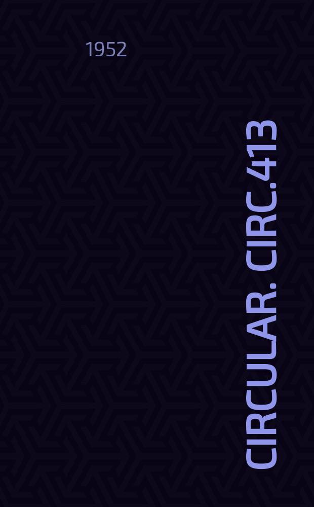 Circular. Circ.413