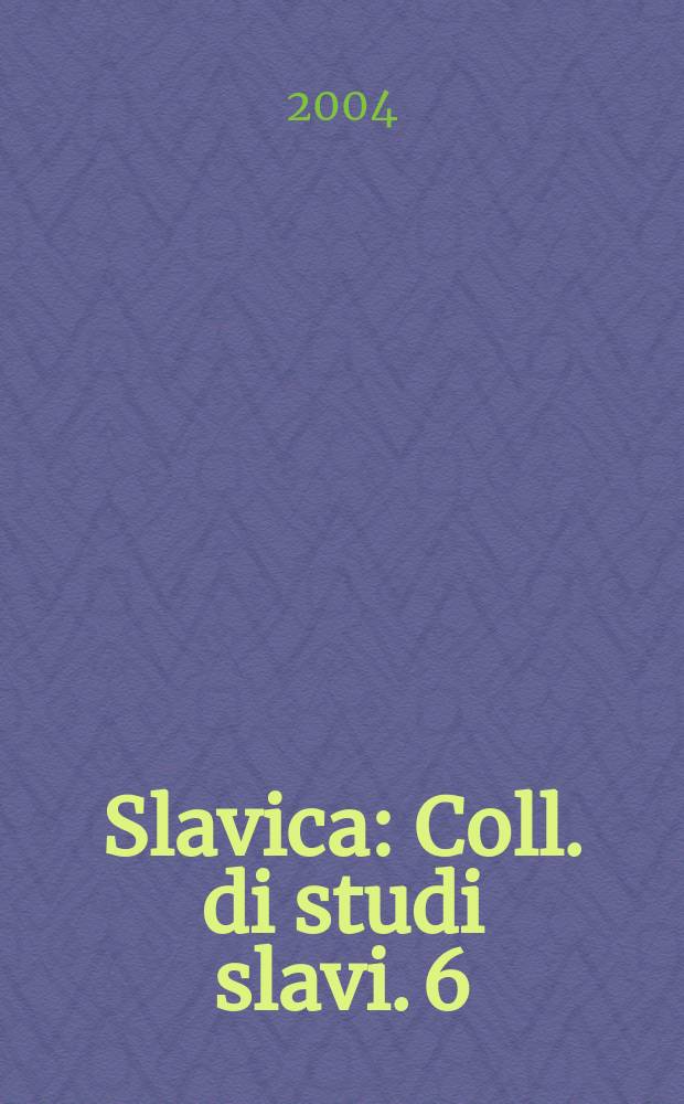 Slavica : Coll. di studi slavi. 6 : Mazepa e il suo tempo