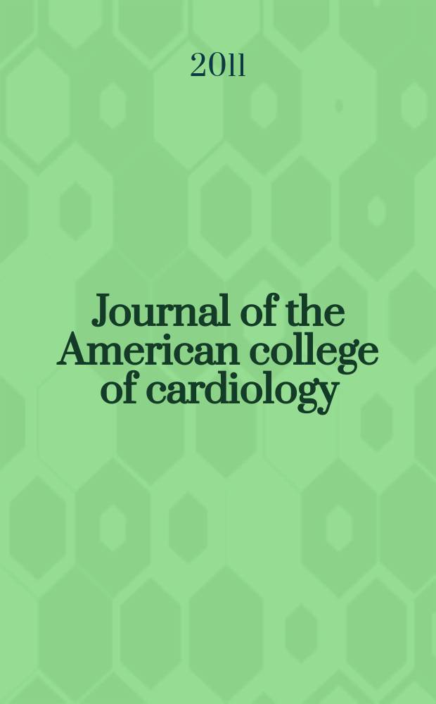 Journal of the American college of cardiology : JACC. Vol. 58, № 21