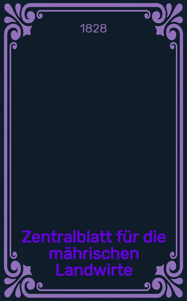 Zentralblatt für die mährischen Landwirte : Organ der k.k. Mährischen Landwirtschaftsgesellschaft. Bd.15 H.3, №39