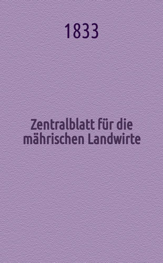 Zentralblatt für die mährischen Landwirte : Organ der k.k. Mährischen Landwirtschaftsgesellschaft. Bd.24 H.2, №22