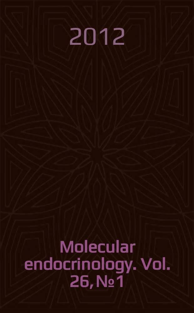Molecular endocrinology. Vol. 26, № 1