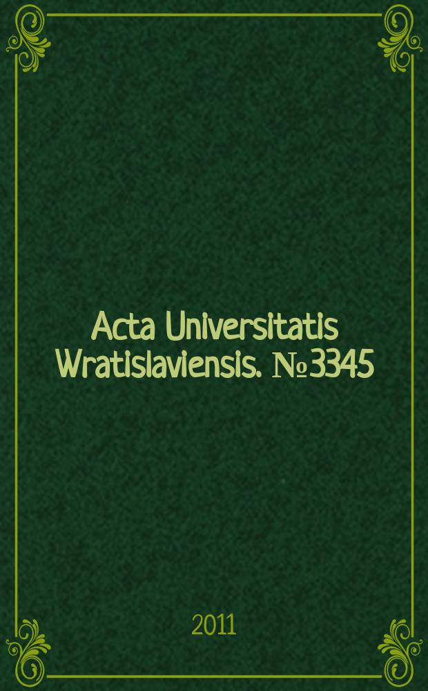 Acta Universitatis Wratislaviensis. № 3345 : Kultura jako cultura = Культура как культура