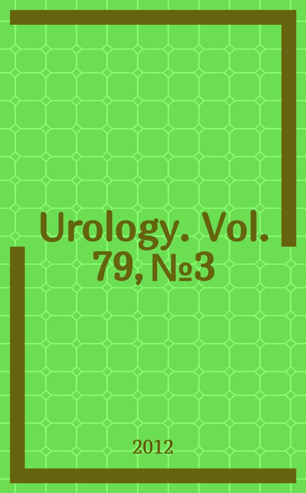 Urology. Vol. 79, № 3
