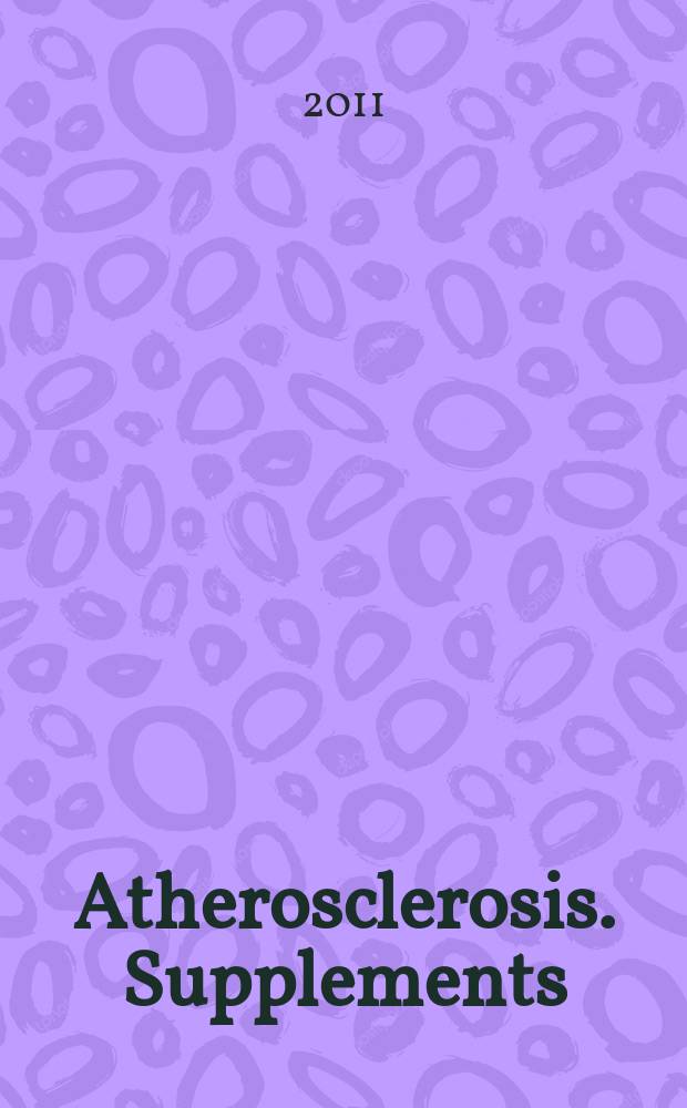 Atherosclerosis. Supplements : Offic. journal of the Europ. atherosclerosis soc. Affiliated with the Intern. atherosclerosis soc. Vol. 12, iss. 3 : Novel strategies for raising HDL-C: pitavastatin in clinical practice = Новые стратегии для повышения уровня ЛПВП: питавастатин в клинической практике