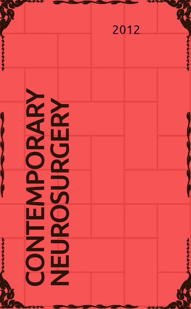 Contemporary neurosurgery : a biweekly publication for clinical neurosurgical continuing medical education. Vol. 34, № 9 : Malignant gliomas