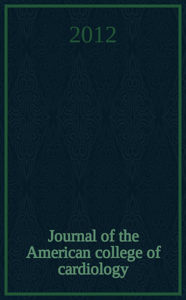 Journal of the American college of cardiology : JACC. Vol. 59, № 22