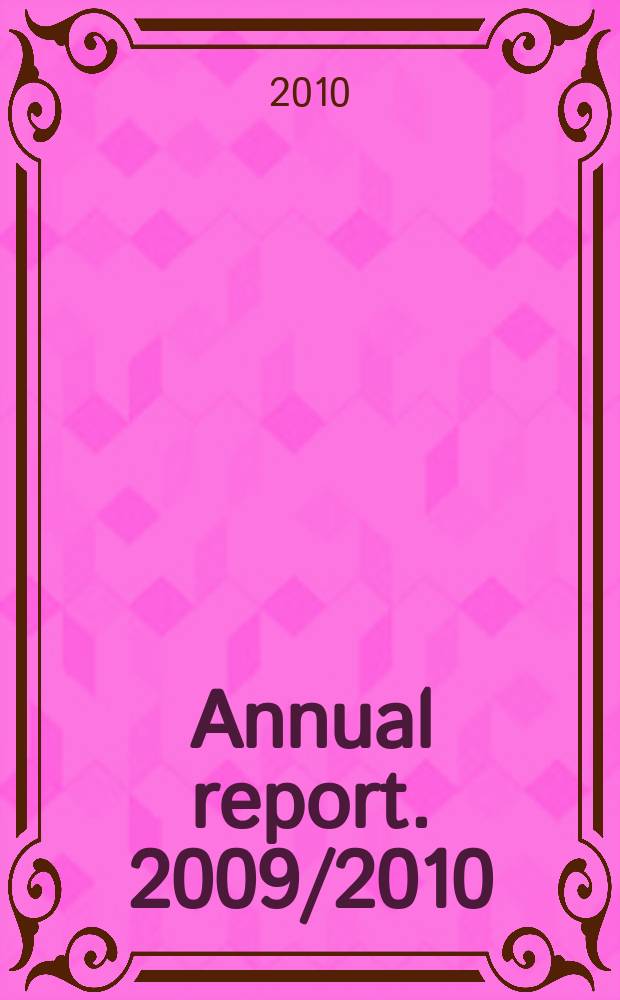 Annual report. 2009/2010