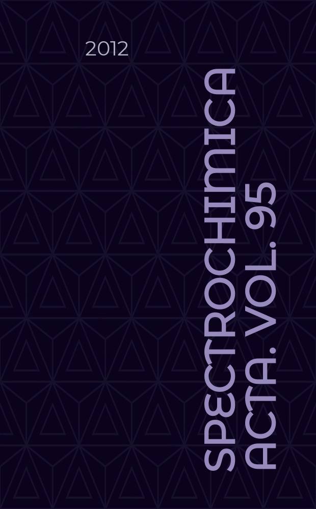 Spectrochimica acta. Vol. 95