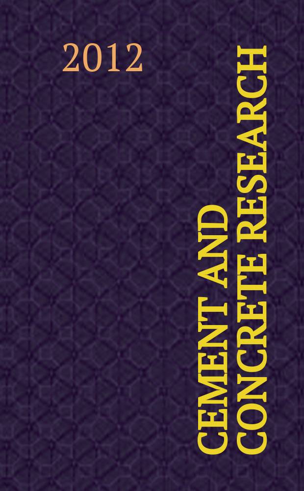Cement and concrete research : An international journal. Vol. 42, № 7