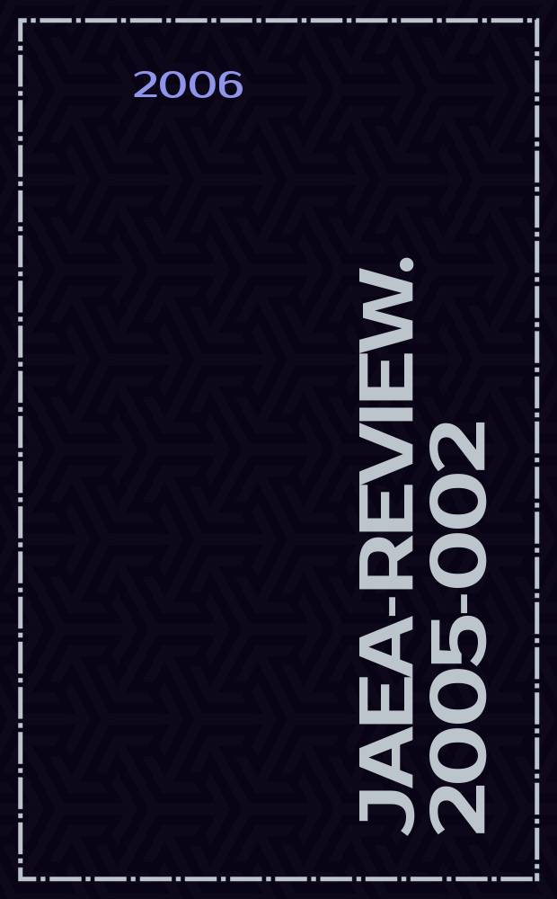 JAEA-Review. 2005-002