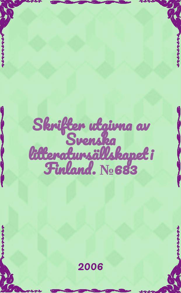 Skrifter utgivna av Svenska litteratursällskapet i Finland. №683 : Det svunna Grekland