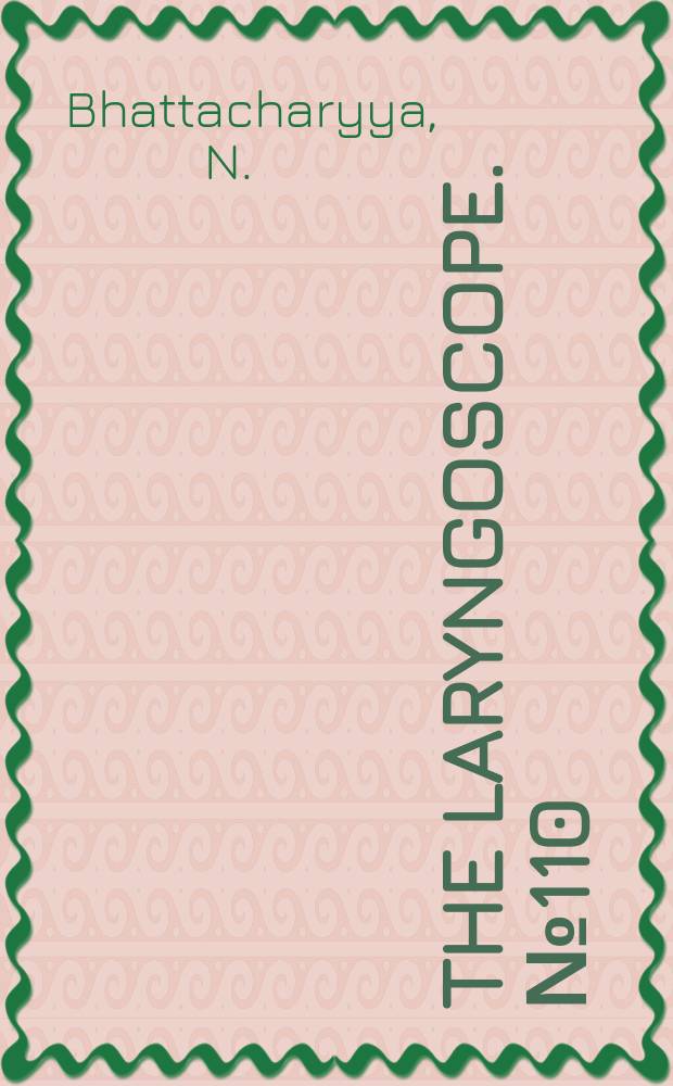 The laryngoscope. №110 : Clinical and symptom criteria for the accurate...