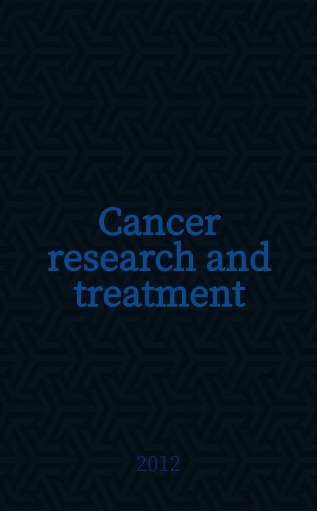 Cancer research and treatment : official journal of Korean cancer association. Vol. 44, № 1