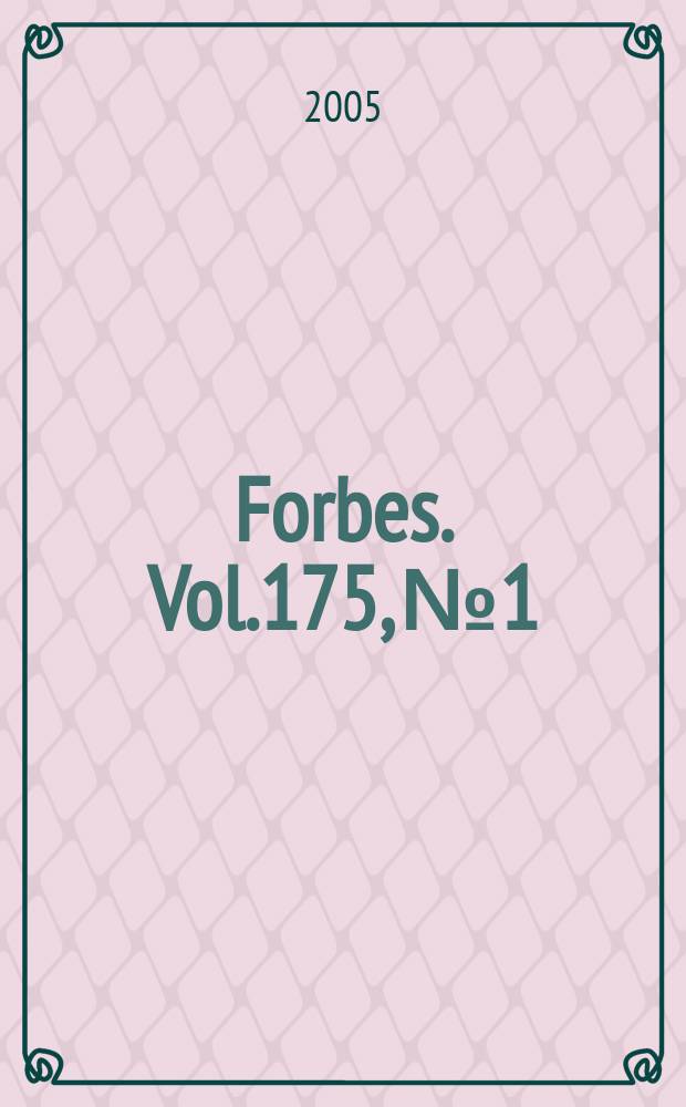 Forbes. Vol.175, №1