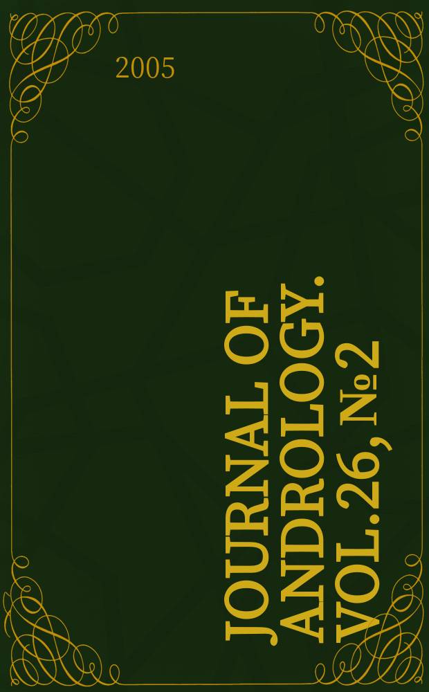 Journal of andrology. Vol.26, №2