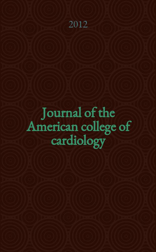 Journal of the American college of cardiology : JACC. Vol. 59, № 17