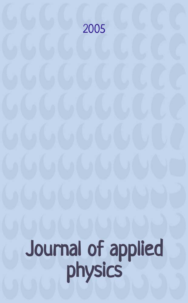 Journal of applied physics : (Formerly "Physics"). Vol.97, №11