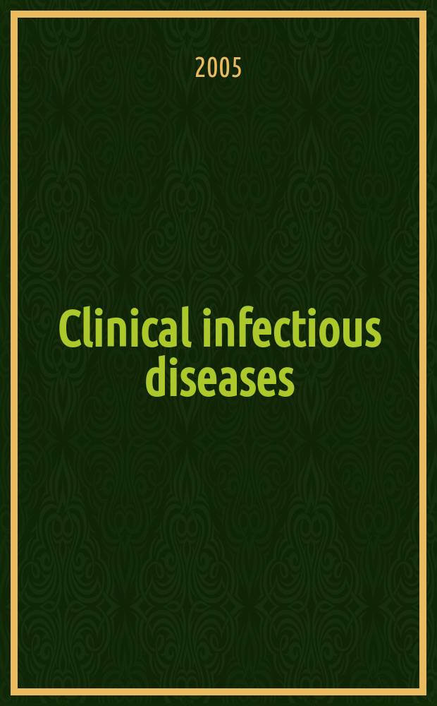 Clinical infectious diseases : (formerly Reviews of infectious diseases) An offic. publ. of the Infectious diseases soc. of America. 2005 к vol. 40, suppl. 3 : Treating opportunistic infections among HIV - infected adults and adolescents