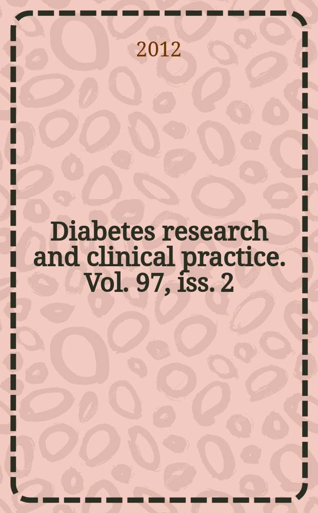 Diabetes research and clinical practice. Vol. 97, iss. 2