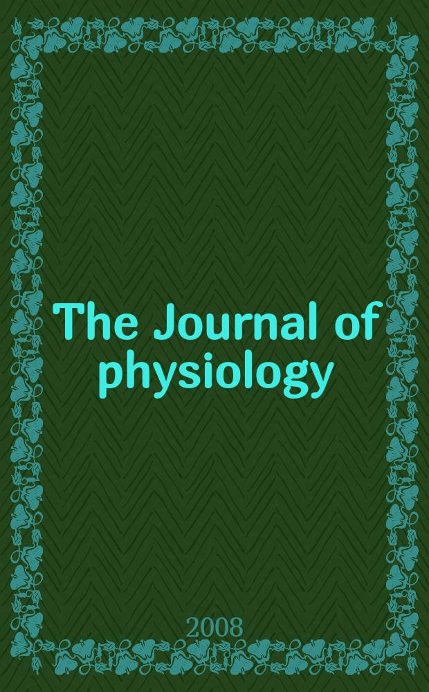 The Journal of physiology : Ed. for the Physiological society. Vol. 586, № 7