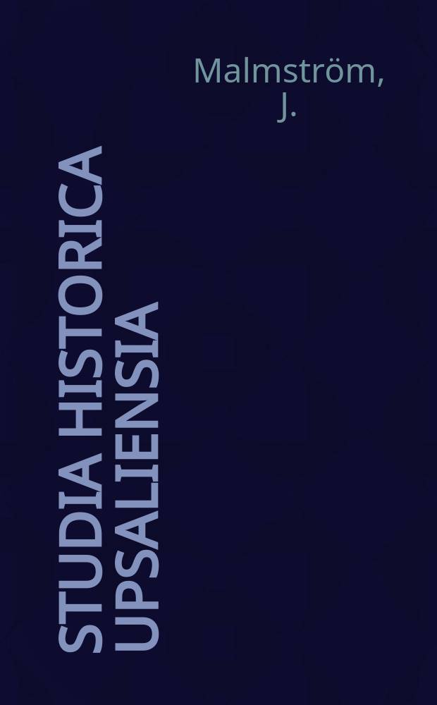Studia historica Upsaliensia : Utg. av Historiska inst. vid Uppsala univ : Herrskapen och den lokala politiken