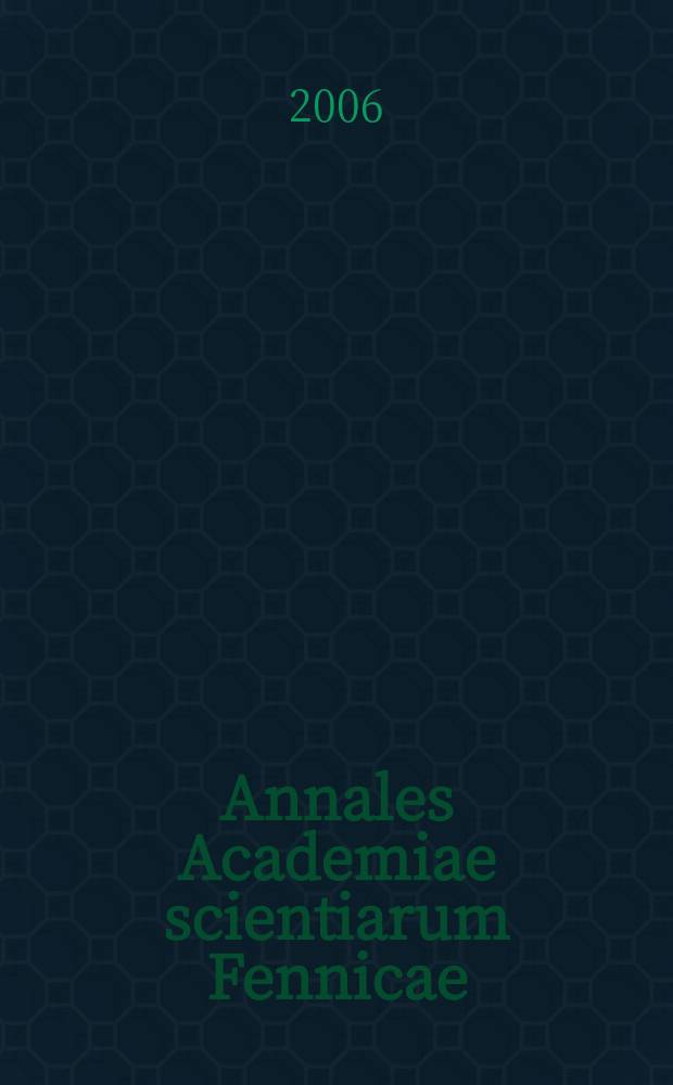 Annales Academiae scientiarum Fennicae : La administraci&oacute;n judicial Almor&aacute;vide...