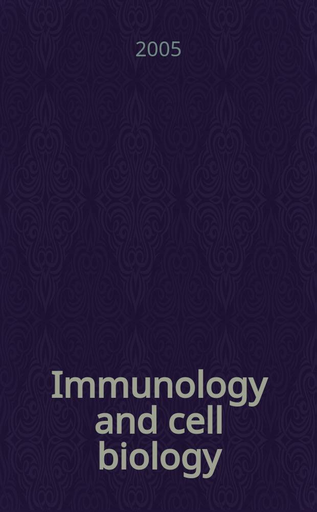 Immunology and cell biology : Form. The Australian journal experimental biology and medical science The offic. j. of the Austral. soc. for immunology. Vol.83 № 4