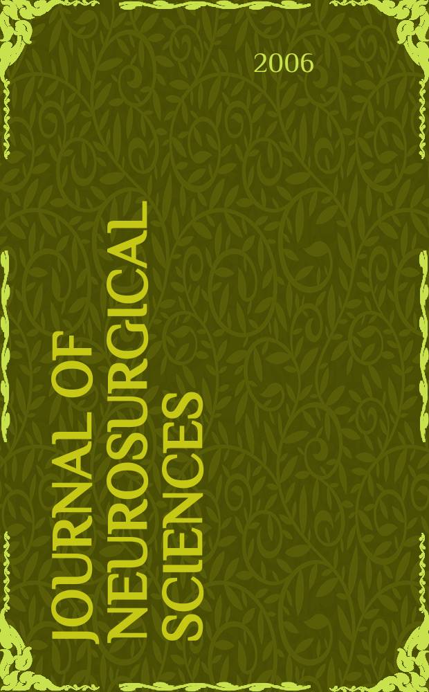 Journal of neurosurgical sciences : The official journal of the Italian society of neurosurgery. Vol.50, № 2