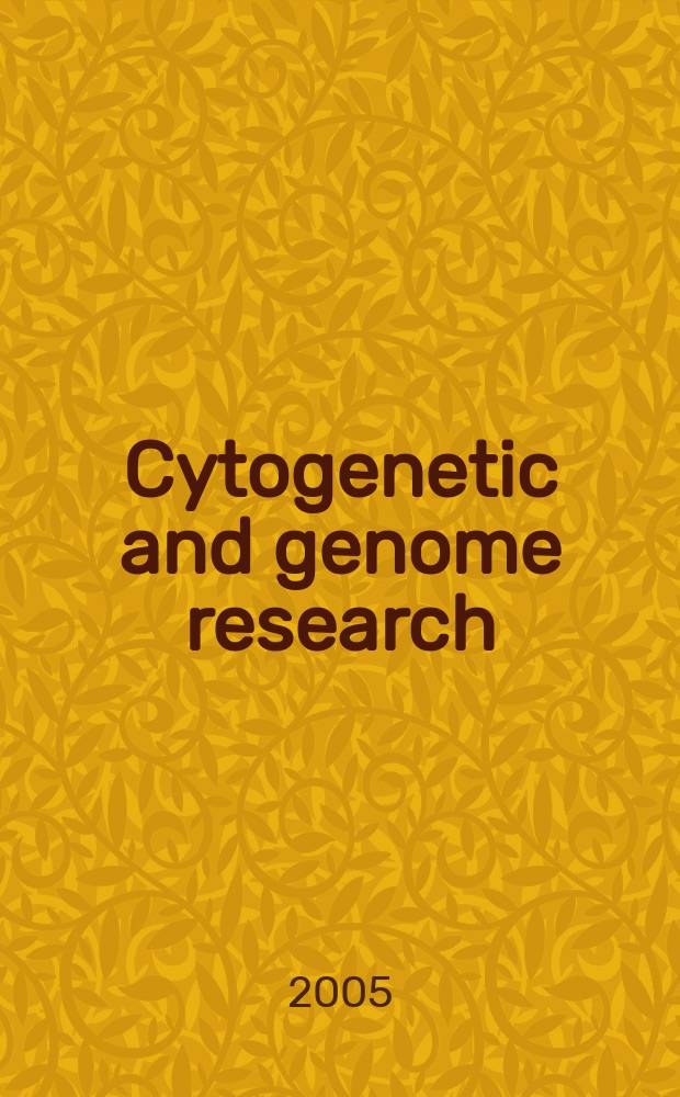 Cytogenetic and genome research : Found. 1962 as Cytogenetics. Vol.110, №1/4 : Retrotransposable elements and genome evolution