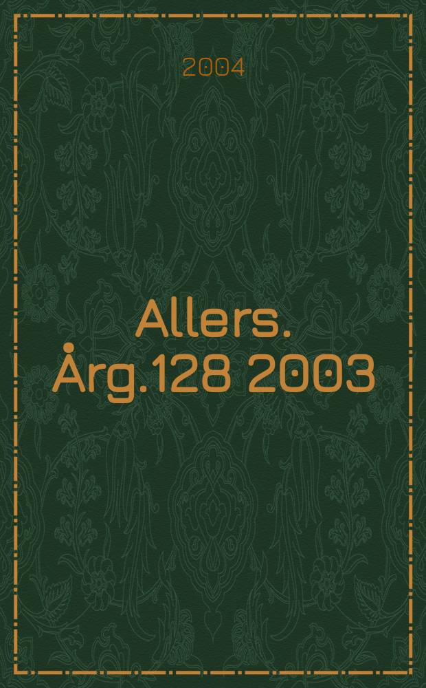 Allers. Årg.128 2003/2004, №3