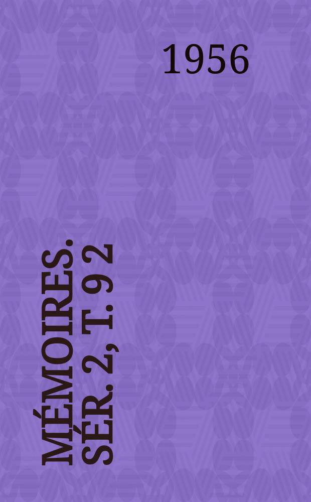 Mémoires. Sér. 2, t. 9 [2] : L'iconographie d'Antoine Van Dyck