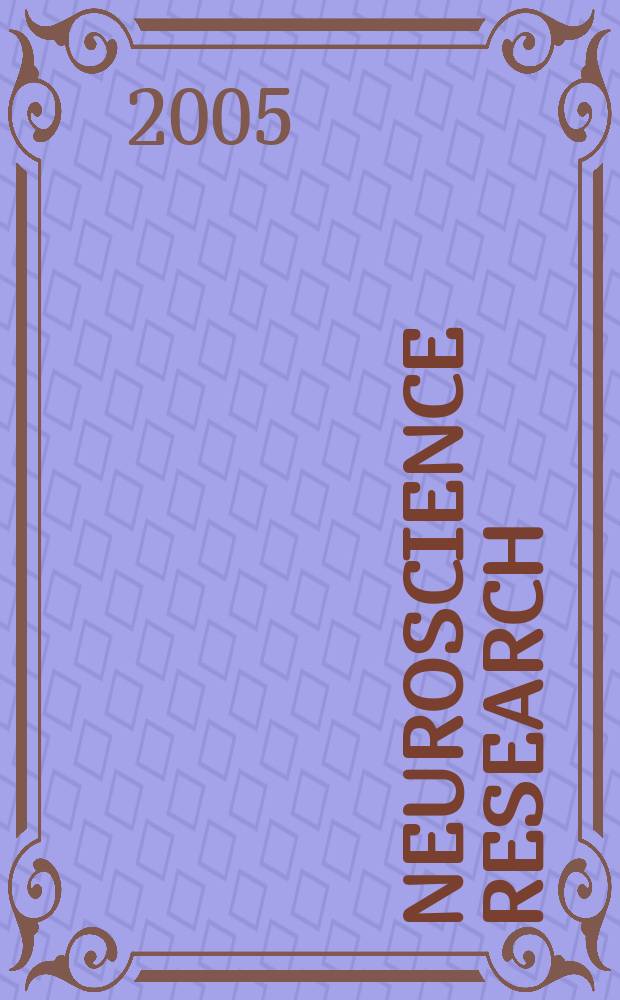 Neuroscience research : The offic. j. of the Japan neuroscience soc. Vol. 52, № 1