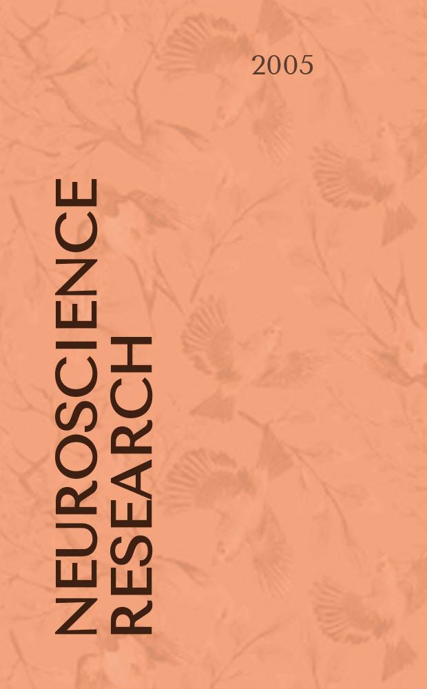 Neuroscience research : The offic. j. of the Japan neuroscience soc. Vol. 53, № 2