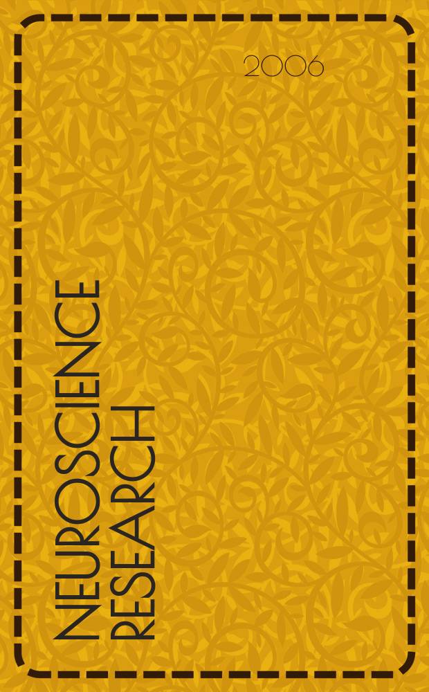 Neuroscience research : The offic. j. of the Japan neuroscience soc. Vol. 54, № 4