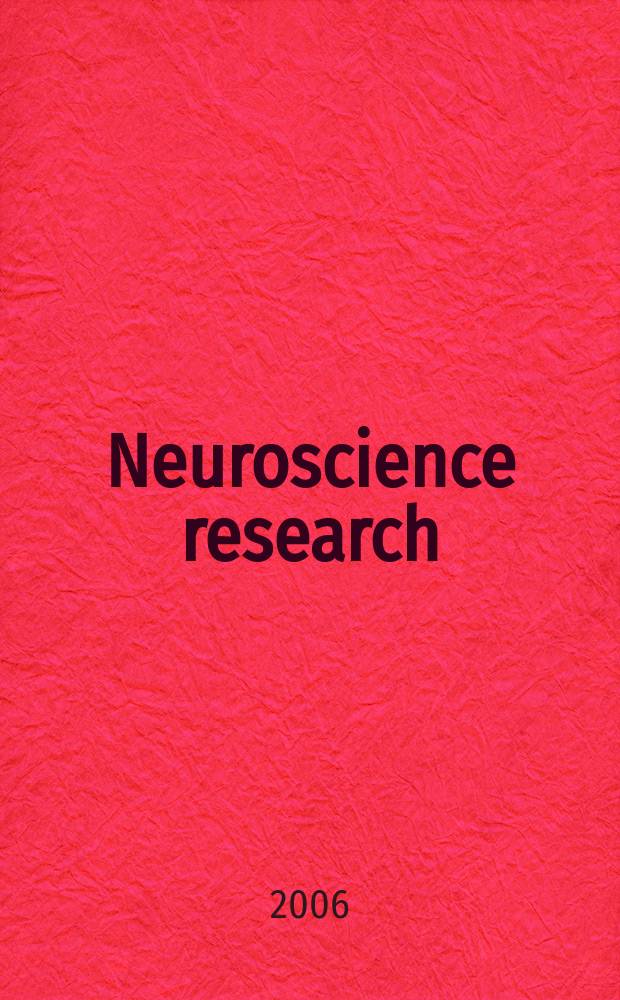 Neuroscience research : The offic. j. of the Japan neuroscience soc. Vol. 56, № 4