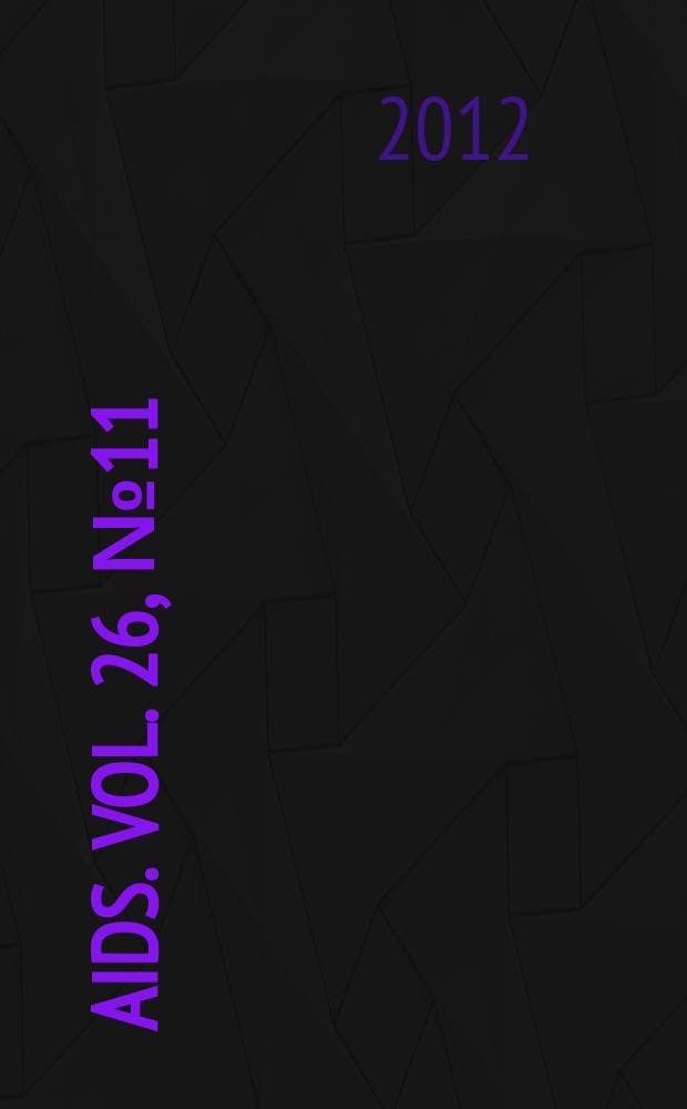 AIDS. Vol. 26, № 11