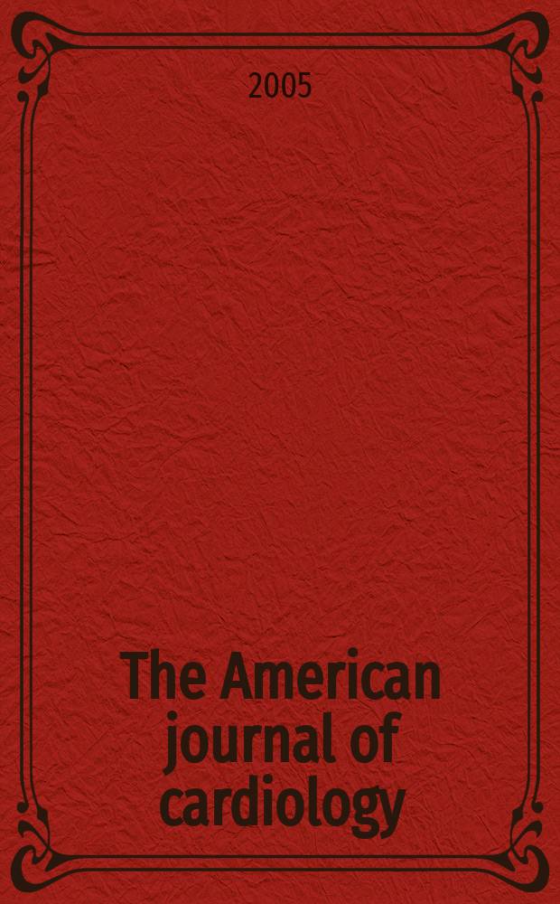 The American journal of cardiology : Official journal of the American college of cardiology A publication of the Yorke group. Vol.96, №12B : Sexual dysfunction and cardiac risk