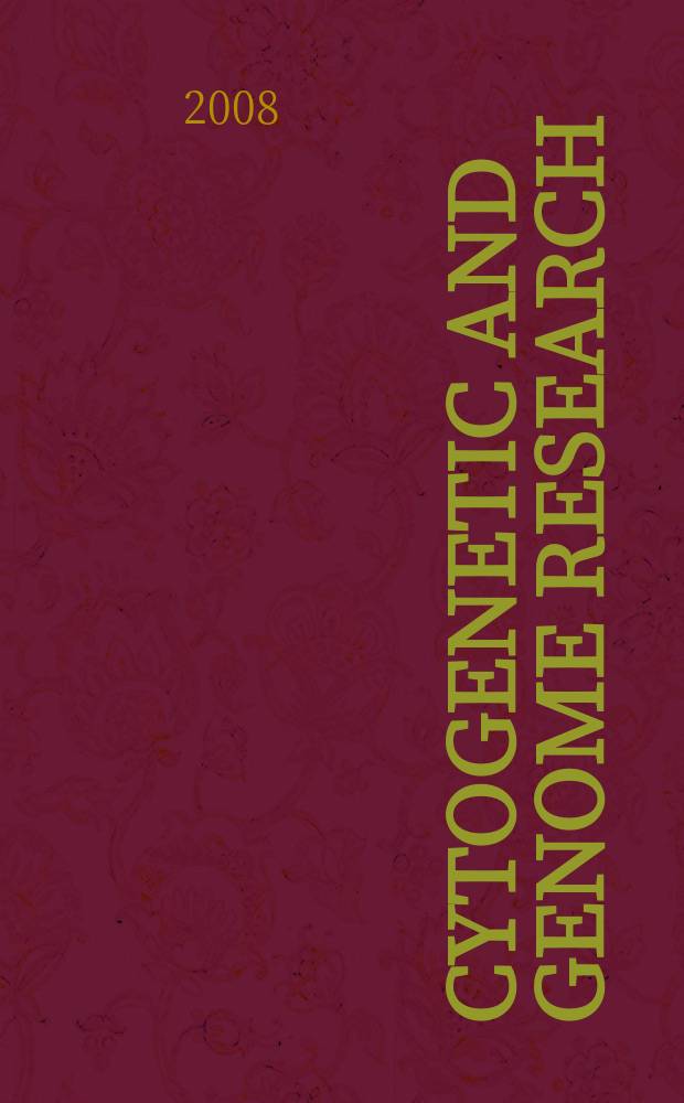 Cytogenetic and genome research : Found. 1962 as Cytogenetics. Vol.121, №2