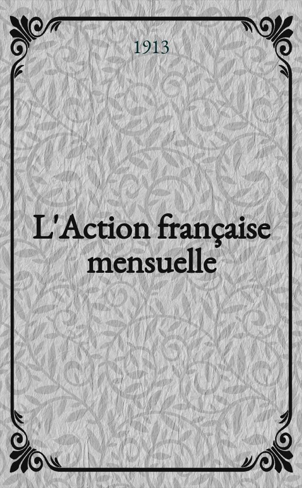 L'Action française mensuelle