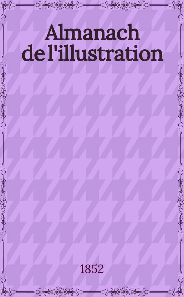 Almanach de l'illustration