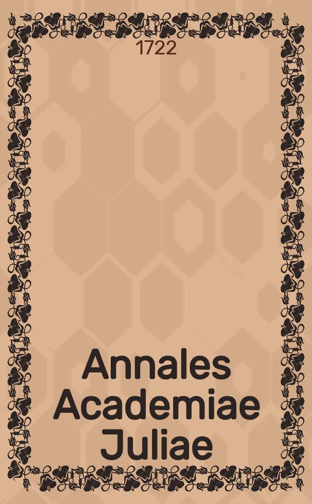 Annales Academiae Juliae