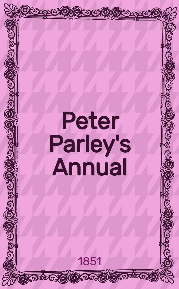 Peter Parley's Annual