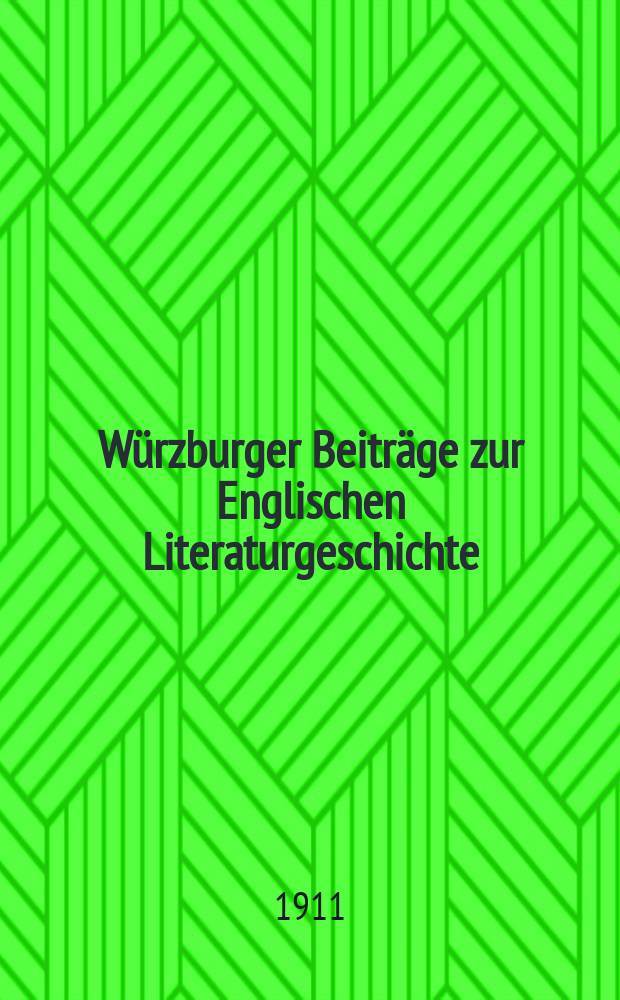 Würzburger Beiträge zur Englischen Literaturgeschichte