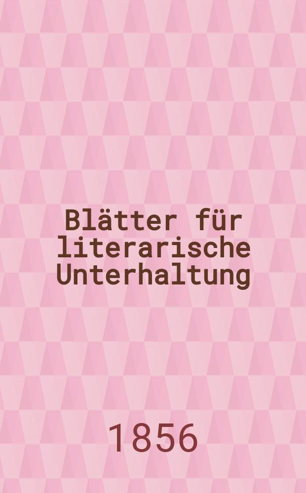 Blätter für literarische Unterhaltung : UeberLessings “Nathan”