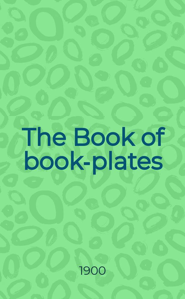 The Book of book-plates