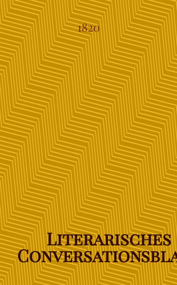 Literarisches Conversationsblatt