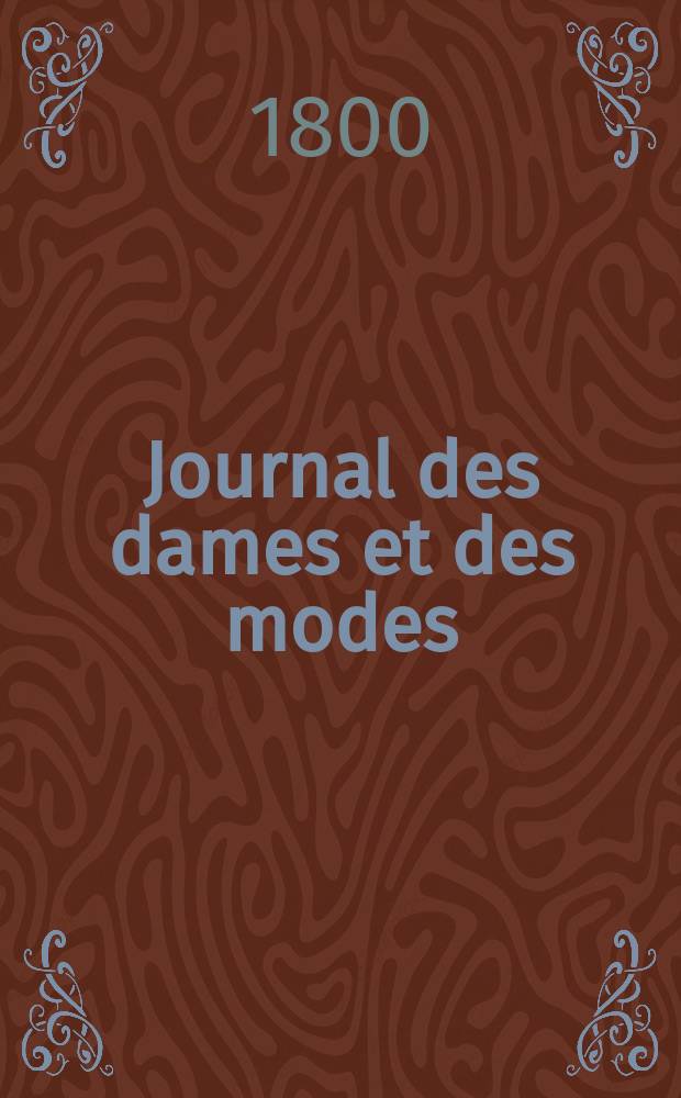 Journal des dames et des modes