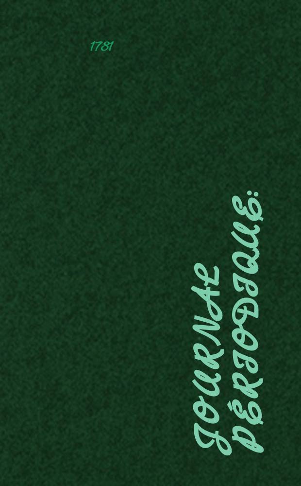 Journal p&eacute;riodique : (la gamme de Graben)